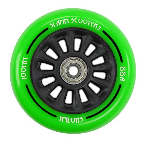 SL509 Green Nylon Core 100mm Wheel.jpg