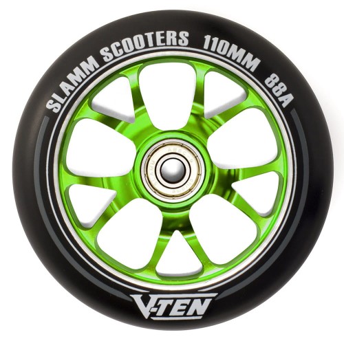 SL582 Slamm 110mm V-Ten II Alloy Core Wheels Green.jpg