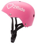 Kask sportowy Heart Bike Love 2 Ride - Pink