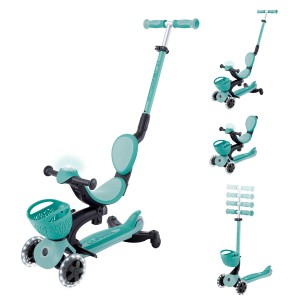 Hulajnoga Globber GO-UP BABY 360 Lights - miętowa