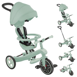 Trójkołowy Rowerek EXPLORER TRIKE 4w1 ECOLOGIC - pistachio